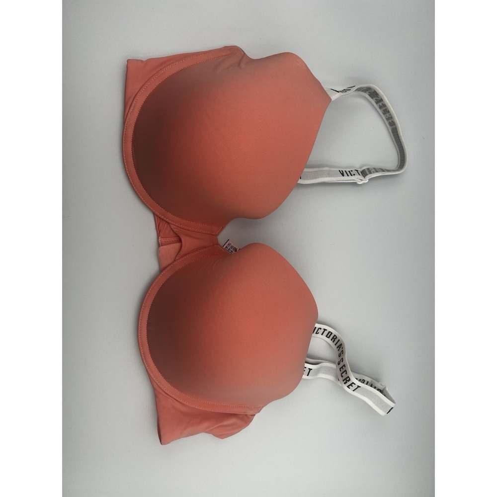 Victoria's Secret peach Demi Underwire Lightly Lined T-shirt Bra Size 36D